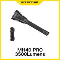 NITECORE MH40 PRO 3500 liumenų UHi 40 LED Žibintuvėlis su belaidžiu nuotolinio valdymo jungikliu, įkraunamas per USB-C, su 10000 mAh baterija
