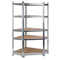 Kampinė sandėliavimo lentyna 4817 5 Lentynų 175/875kg 180x90x40cm