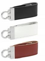 USB laikmena Reklaminis usb raktas su logotipu odinis Pds-3 128gb graviruotas usb 10 vnt + dovanos!