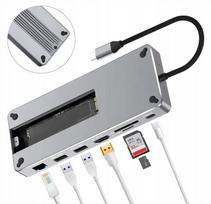 Reagle Rhub74c: Hub Usb-c M.2 Nvme/sata, 100w Pd, 4k@60hz Hdmi