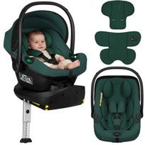 Automobilinė kėdutė Lionelo Astrid i-Size Set Plus Green Forest, 40–87 cm, ISOFIX pagrindas, 180° pasukimas
