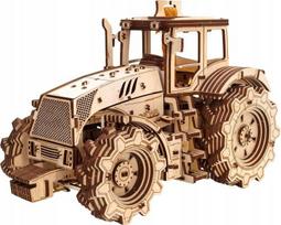 Medinės 3d dėlionės Traktorius Mechaninis surinkimo rinkinys Diy