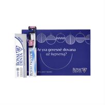 ROYAL DENTA SILVER, dovanų rinkinys, dantų pasta 130g, ir minkštas dantų šepetėlis su sidabru