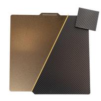 Dvipusė Pet/pei plokštė Bambu Lab A1/p1/x1 stalui, Carbon raštas, 256x256mm