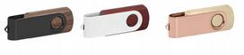 USB laikmena Reklaminis usb raktas su logotipu medinis twister usb 32gb usb 2.0 graviruotas 10 vnt