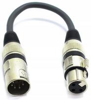 Adapter Xlr 3pin (f) na 5pin (m) Dmx, Vitalco
