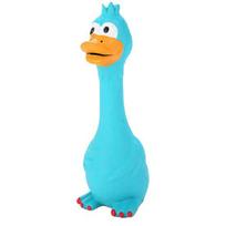 Cartoon Latex Chicken Squeeze Screaming Soft Dog Chew Playing Toy Pet Supplies mėlyna