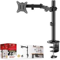 Monitoriaus laikiklis Barkan vieno monitoriaus laikiklis, skirtas 13-32 colių led/lcd ekranams, tvirtinamas prie stalo, pakreipiamas/pasukamas/reguliuojamas aukštis, ergonomiškas, išlaiko iki 6,5 kg