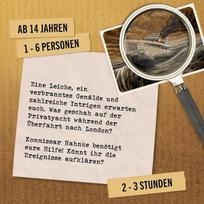 Hidden Games Tatort - Deadly Crossing - vokiečių kalba - realistiškas kriminalinis žaidimas, įtraukiantis detektyvinis žaidimas, pabėgimo kambario žaidimas