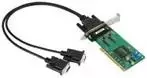 Moxa CP-132UL-DB9M Mažo profilio PCI nuoseklioji adapterio plokštė – 2 prievadai RS-422/485