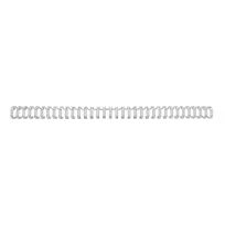 GBC vieliniai įrišimo segtuvai 3:1 NO5 8mm A4, sidabriniai, 3 lapai, metalas, A4, 8 mm, 318 mm