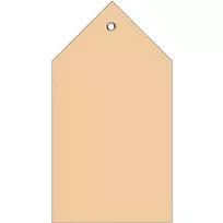 Siuntų etiketės HERMA 6070 80x150 mm su plastikine akute ir užlenktu kampu