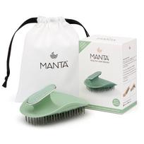 Manta Hairbrush Original Green white