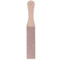 Ergonomic Handle Leather Strop Double Sided Knife Sharpening Strop  For Leather Cutting Tools beige