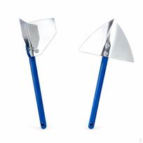 Stainless Steel Corner Trowel Set for Drywall Finishing white