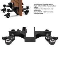 Thickened Panel Moving Cart Steel Door Lifter Tool Stable Door Installation Dolly  Carpenters