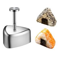 Triangle Sushi Mold Onigiri Rice Ball Bento Press Maker Mold Kitchen Diy Tool 1 pcs gray