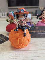 Gk Fifth Gear Chopper, Ace, Robin, Devil Fruit Series Night Light, Boxed Figure brown