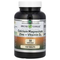 iHerb Calcium Magnesium Zinc + Vitamin D3 150 Tablets 150 pcs - 1 ea