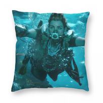 Horizon Forbidden West Ocean Aloy Pillowcase Polyester Linen Velvet Creative Zip Decor Pillow Case Sofa Cushion Cover 30x30cm blue