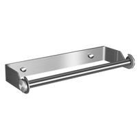 Stainless Steel Paper Towel Holder Heavy Duty Punch-Free Roll Paper Stand Hanging Wall Mounted Paper Roll Hanger Cling Film sidabras