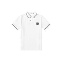 STONE ISLAND Patch Polo Shirt 'White' Men's 10152SC18-A1001 L white