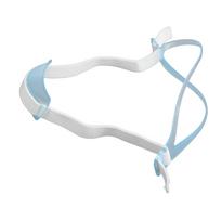 2 Sets Chin Strap Snoring Solution Keep Mouth Closed Better Breathing Elastic Head Band for Sleeping white