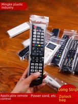 Ilgi permatomi savaime užsidarantys plastikiniai maišeliai mobiliesiems telefonams ir pulteliams 5*15*8 mil Thin 100 pcs black