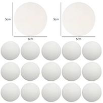 20/5pcs White Soft Door Stopper Anti-collision Silicone Handle Bumper Self Adhesive Mute Anti-Shock Protection Porte Pad Stopper 5pcs balta