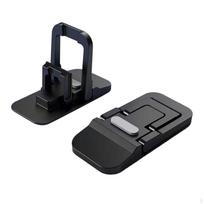 2 Pieces Laptop Stand Invisible Computer Foldable Self Sticky Durable Compact Ergonomic Black black