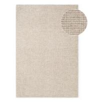 Smėlio spalvos iš vilnos kilimas 80x150 cm Eloise – Hanse Home