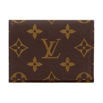 Louis Vuitton Vokelis Vizitinių Kortelių Laikiklis Rudo Monogramos Drobės Vyriškos Piniginės M63801 Dust Bag/Box, Random Shipment