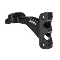 PC Bike Saddle Bottle Cage Extension Rack Bottle Mount Adapter Dual Bottle Cage Holder Extension for Water Bottle Holder Mount black