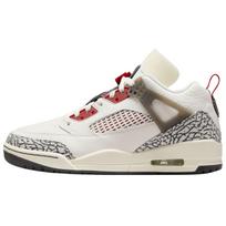 Air Jordan Spizike Low 'Sail Cement Varsity Red' Men's FQ1759-116 EU 41 white
