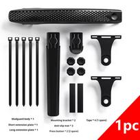 Bicycle Detachable Mudguard Bike Fender PP Soft Strong Mud Fender 700C Gravel Road Bike Protector for Bicycle Front Rear Wheel Black 1pc gray