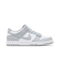 Nike Dunk Low Grade School 'Light Smoke Grey' (Unisex) White / White / Light Smoke Grey Kids' Basketball Shoes FB9109 123 36.0 white