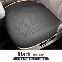 Automobilio sėdynės pagalvėlė Tesla Model 3/Y, Napa oda, pralaidi orui, universali keturiems sezonams, pilnai dengianti priekinės ir galinės sėdynės pagalvėlė Artificial leather&Four Seasons white