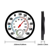 Temperature and Humidity Meter 2 In 1 for Home Use ThermoHygrometer with Real Time Sensing and No Manual Calibration Needed A black