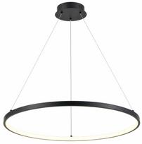 Šviestuvas lubų CristalRecord Tiamis 93-220-60-180, LED, 3000 °K, 1 x 52 W, juoda sp. / juoda sp.