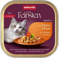 Animonda Vom Feinsten Adult in Sauce Chicken and turkey - wet cat food - 85g