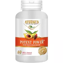 Ayurmed , Potent Power, Optimize The Functions Of The Male Reproductive System, Boost Libido  AND  Enhance Sexual Performance, Capsules, 60 Capsules
