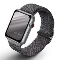 uniq Aspen Strap Apple Watch 44/42/45mm Series 1/2/3/4/5/6/7/8/SE/SE2 Braided granite grey