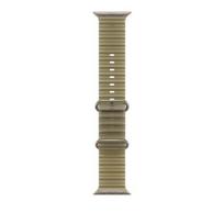 APPLE 49mm Translucent Kelp Ocean Band - Natural Titanium Finish