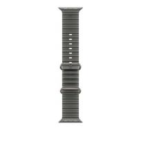 APPLE 49mm Translucent Black Ocean Band - Natural Titanium Finish