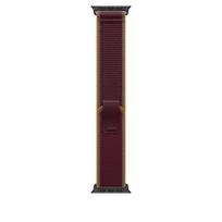 APPLE 49mm Burgundy Trail Loop - M/L - Black Titanium Finish