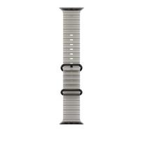 APPLE 49mm Translucent Gray Ocean Band - Black Titanium Finish
