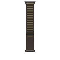 APPLE 49mm Dark Olive Alpine Loop - Small - Black Titanium Finish