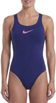 Nike Maudymosi Kostiumėlis Moterims W S Logo Graphic Fastback Dark Blue NESSG018 440