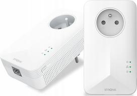 Adapter powerline Strong Strong Powerline 1000 Duo 1000Mbit/s Przewodowa sieć LAN White 2 szt. | POWERL1000DUOFR | 9120072375576