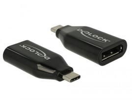 Adapter USB Delock USB-C - DisplayPort Black  (62977) | 62977 | 4043619629770